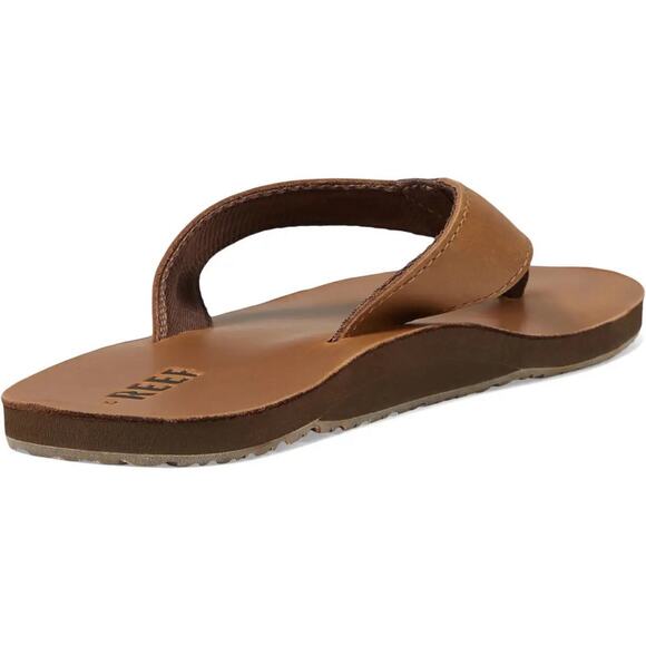 Reef Leather Smoothy Mens Flip Flop Size 15 BRONZE BROWN Sandal NEW NWT main image 9